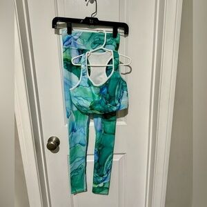 XS Pixibu legging and sports bra set